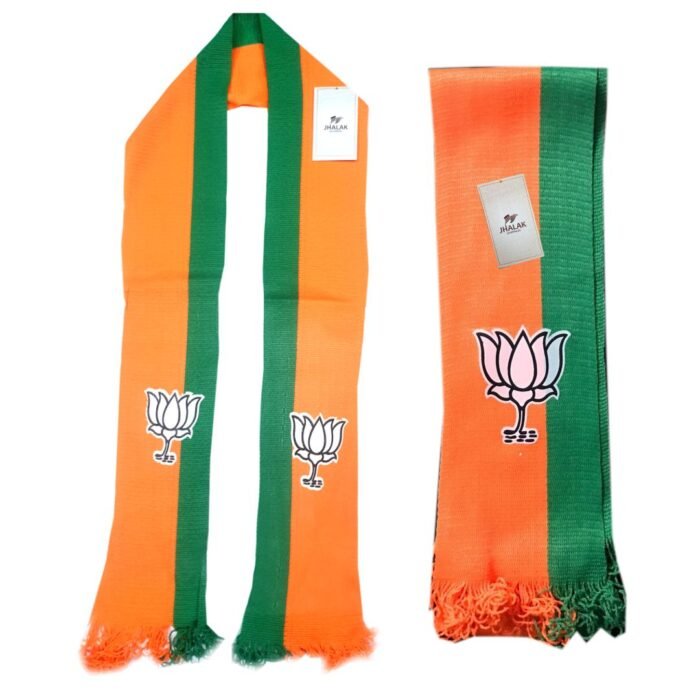 Buy BJP Net Muffler – Lightweight Patka Scarf for Campaign Use - Image 3