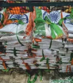 Indian National Flag 20x30 Inch Satin Bulk Bundle Packing Tiranga Jhanda