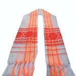 Asami Gamcha with orange border – side view