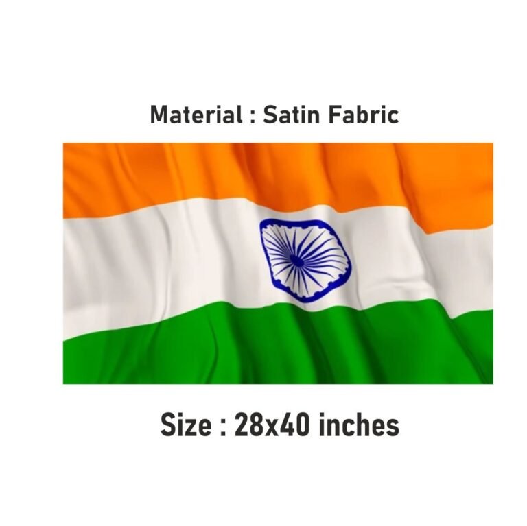 tricolor indian flag size of 28x40 inch