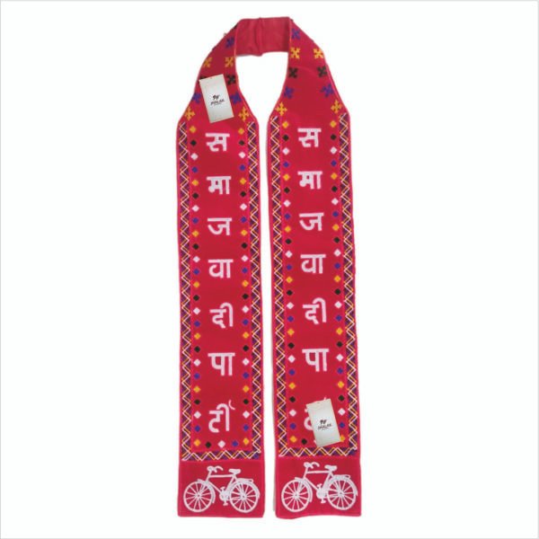 samajwadi party muffler with Embroidery