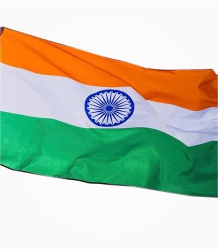 ndian National Flag satin 28×40 inch with Ashoka Chakra
