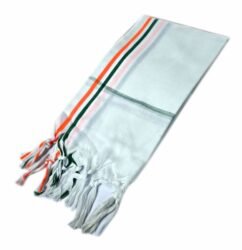 Tiranga Gamcha with Tassels fold view