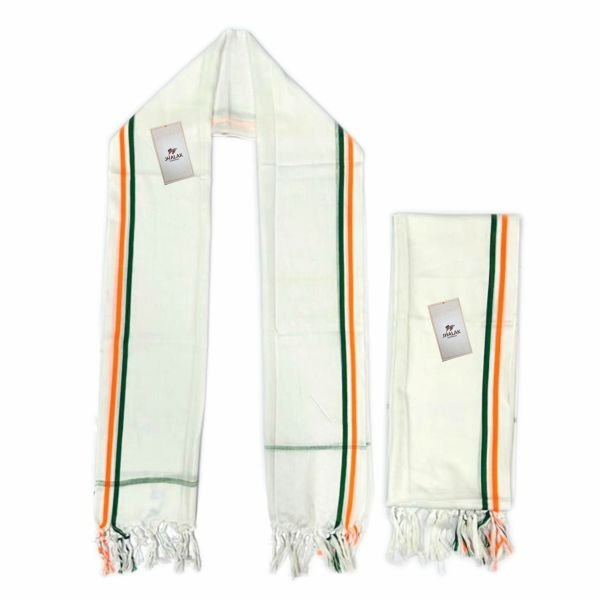 Tiranga gamcha with tassels