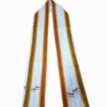 Buy White Traditional Gamcha – Cotton Scarf with Orange Green Border