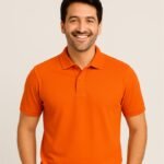 Buy Orange Polo T-shirt – Collared Design for Events & Campaigns