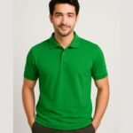 Buy Green Polo T-shirt – Plain Collar T-shirt for Campaigns & Events