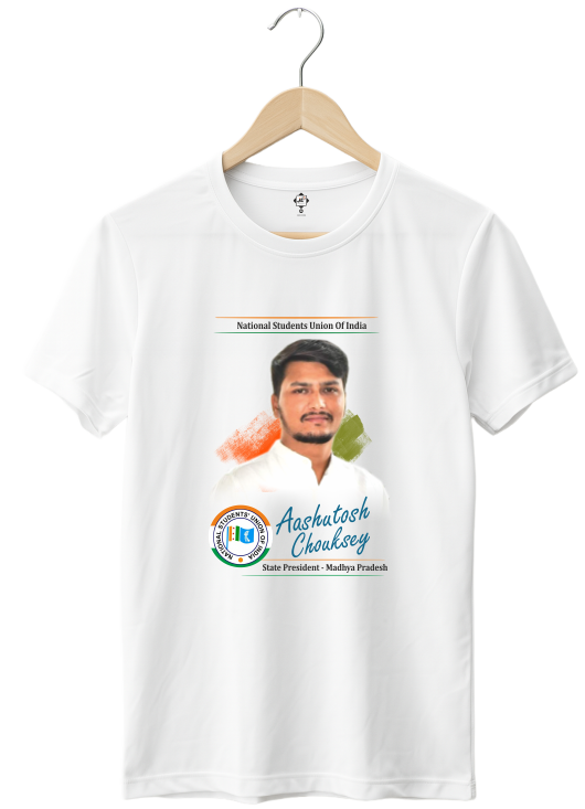nsui t-shirt-roundneck-white-front