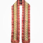 Buy Banarasi Phatka – Traditional Red & Golden Swagat Muffler (70x6 inch)