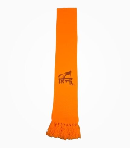 Hindu Orange Muffler Single Fold – Orange Cultural Muffler