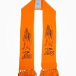 Buy Jai Shree Ram Orange Muffler – Knitted Ram Ji Stole