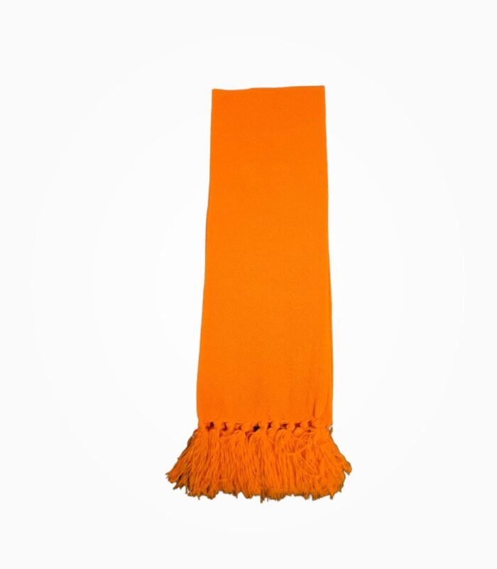 Plain Orange Muffler – Single Fold Front Display