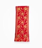 Jai Shree Ram Phatka khes fold red golden design