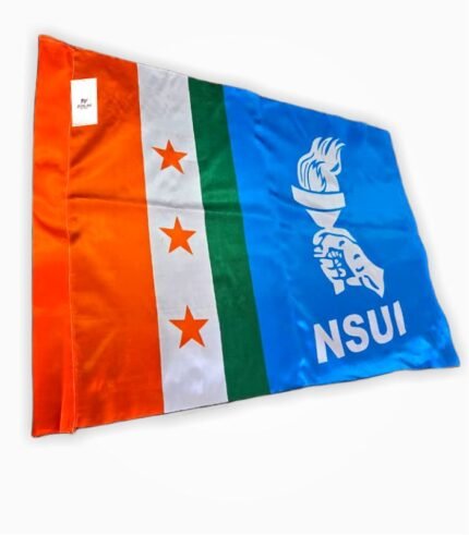 NSUI satin flag side view 1 meter