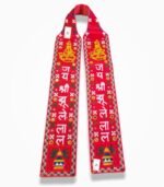Buy Jai Jhulelal Embroidered Muffler – Religious Red Scarf