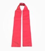 jai jhulelal muffler plain red backside view