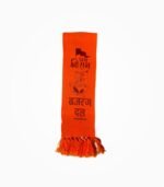 Bajrang Dal Muffler orange folded design