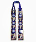 Jai Bhim blue embroidery khes dupatta with mirror work for election campaigns