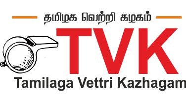 TVK party logo Tamilaga Vettri Kazhagam whistle symbol political party Tamil Nadu