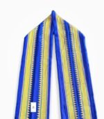 Bhim Army Blue Gamcha with Yellow Golden Border – Mix Cotton Stole