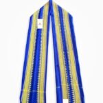 Bhim Army Blue Gamcha with Golden Border – Mix Cotton | 70x26 Inch