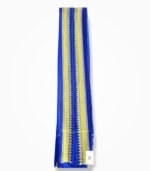 Bhim Army Blue Stole with Golden Line – Folded View Mix Cotton
