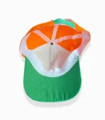 Tricolor Cap Inner Stitching Cotton Structure View