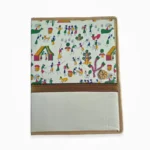 Jute File Folder – Warli Print A4 Document Organizer