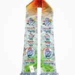 Buy Congress Party Digital Print Muffler Heavy Satin Double Side Print