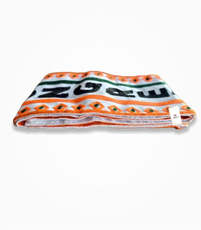 Folded Congress VIP Embroidery Campaign Scarf